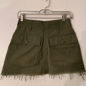 Vintage reworked camo skirt
